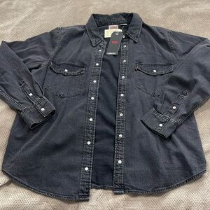 Levi’s Black button up shirt